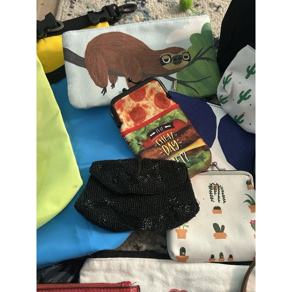 Reseller Lot: 20 Pieces! Make Up Bags, Travel Pouch, Wallets, Etc.,